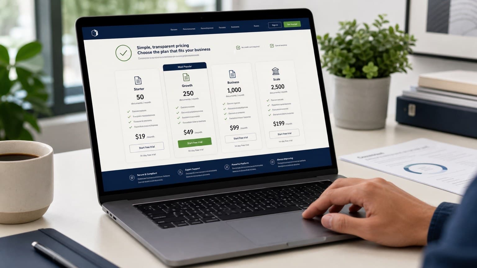 Átlátható könyvelési csomag kiválasztása online felületen